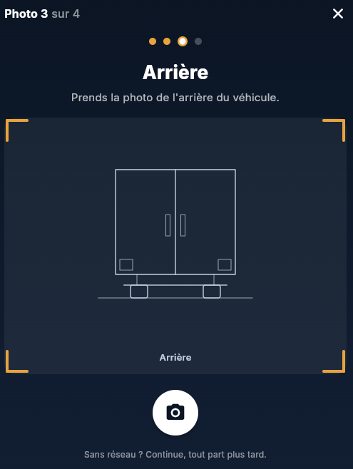 Photo 3 sur 4 : guide pour l'arrière du véhicule